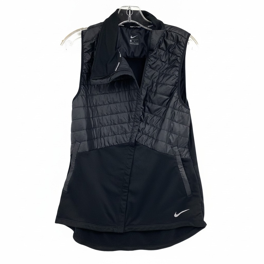 Nike Black Zip Down Vest | Women’s L Winter